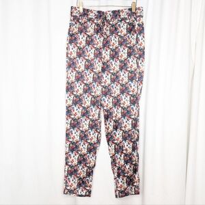 Tucker Julia Pant Martinique's Patchwork Checkered Ground Silk Stretch Charmeuse